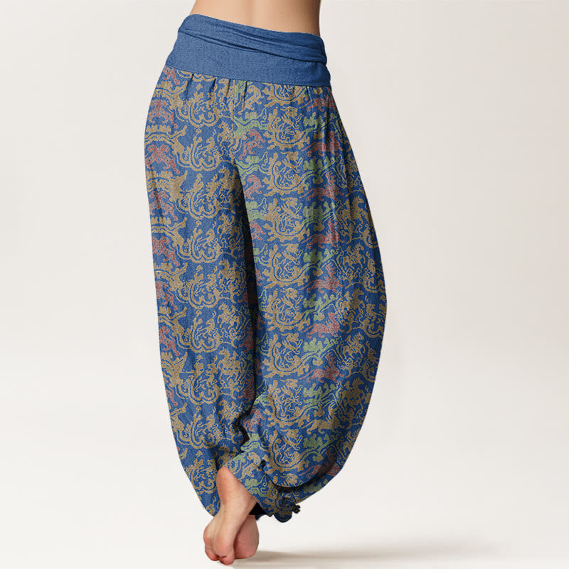 Buddha Stones Animal Stripes Design Damen Haremshose mit elastischer Taille - image 9