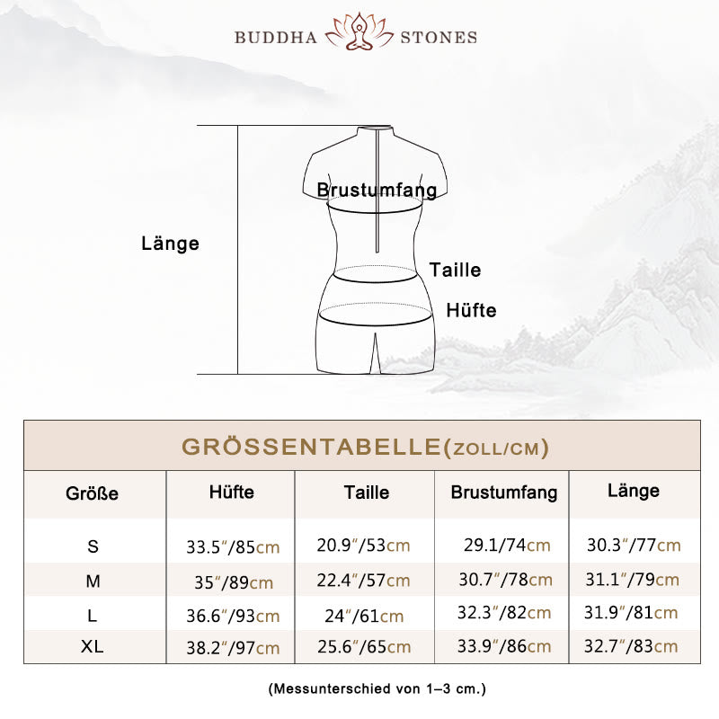 Buddha Stones Overall mit hohem Stretch-Reißverschluss, kurzärmliger Overall für Sport, Fitness, Yoga, Damen - image 3