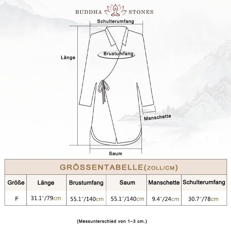 Buddha Stones Meditieren Ramie Baumwolle Kleidung - image 3
