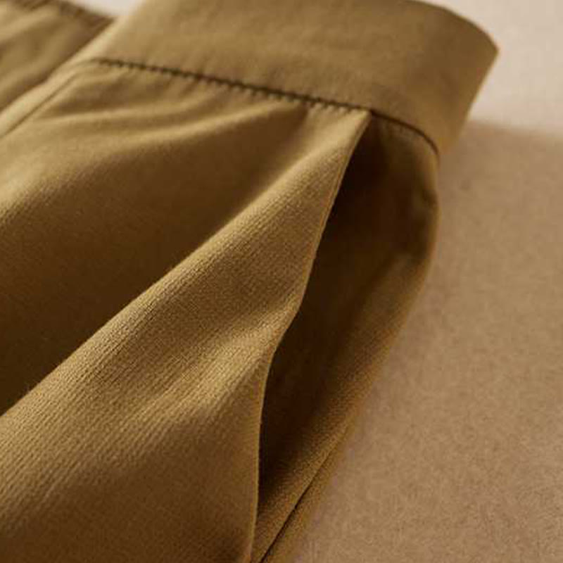 Buddha Stones Sommer Casual Plain Baumwolle Leinen Reißverschluss Knopf Damen Shorts mit Taschen