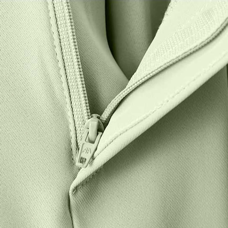 Buddha Stones Sommer Casual Reißverschluss Knopf Lose Plain Baumwolle Leinen Damen Shorts mit Taschen - image 9