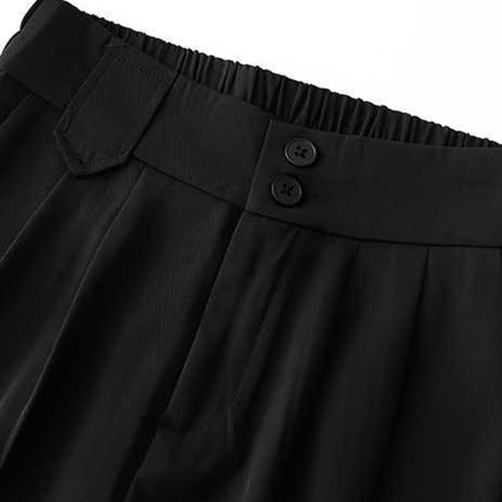 Buddha Stones Sommer Casual Reißverschluss Knopf Lose Plain Baumwolle Leinen Damen Shorts mit Taschen