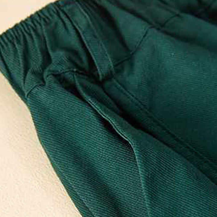 Buddha Stones Sommer Casual Loose Plain Cotton Damen Shorts mit Taschen