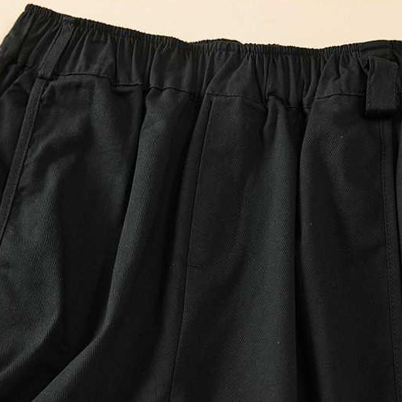 Buddha Stones Sommer Casual Loose Plain Cotton Damen Shorts mit Taschen - image 25