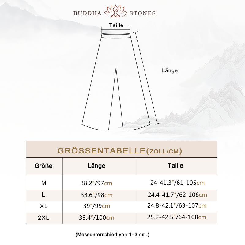 Buddha-Steine-Stickerei, Chiffon-Cheongsam, Midikleid, weite Hose, Meditations- und Zen-Praxiskleidung - image 4