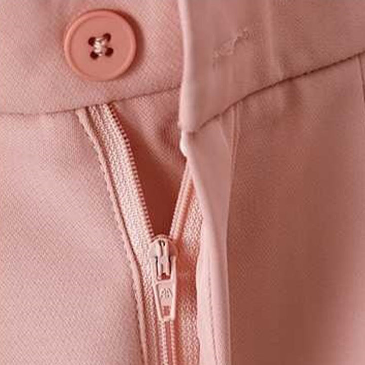 Buddha Stones Sommer Casual Reißverschluss Knopf Lose Plain Baumwolle Leinen Damen Shorts mit Taschen