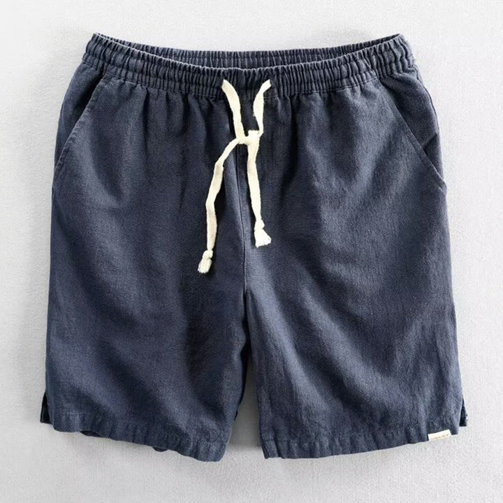 Buddha Stones Herren-Shorts aus Baumwolle mit Kordelzug und elastischer Taille und Taschen - Marine - US/UK/AU40, EU50 (3XL) - image 7