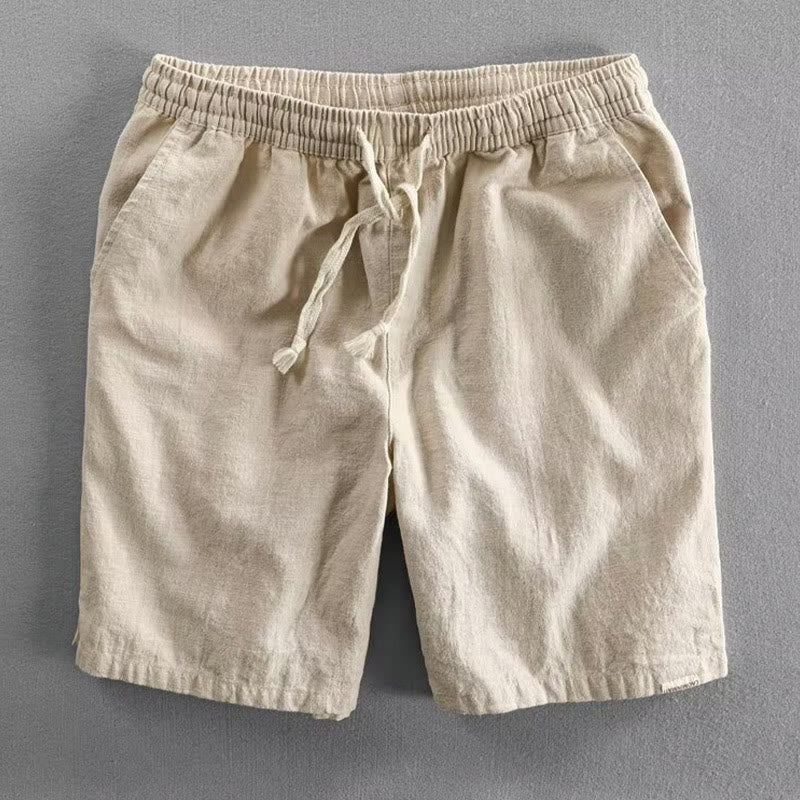 Buddha Stones Herren-Shorts aus Baumwolle mit Kordelzug und elastischer Taille und Taschen - Maisfäden - US/ UK/AU40, EU50 (3XL) - image 13