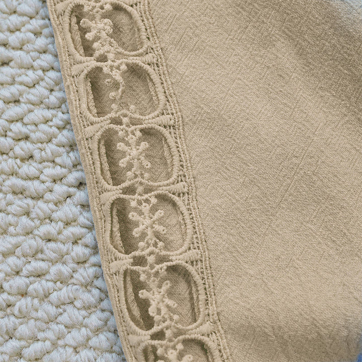 Buddha Stones Sommer-Damenhose aus Baumwolle und Leinen mit einfarbigem Spleißdesign und Taschen - image 25