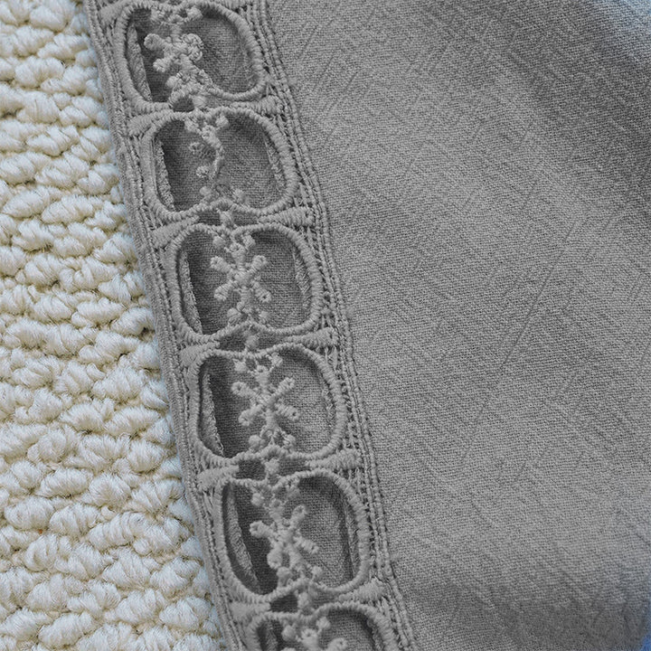 Buddha Stones Sommer-Damenhose aus Baumwolle und Leinen mit einfarbigem Spleißdesign und Taschen - image 19