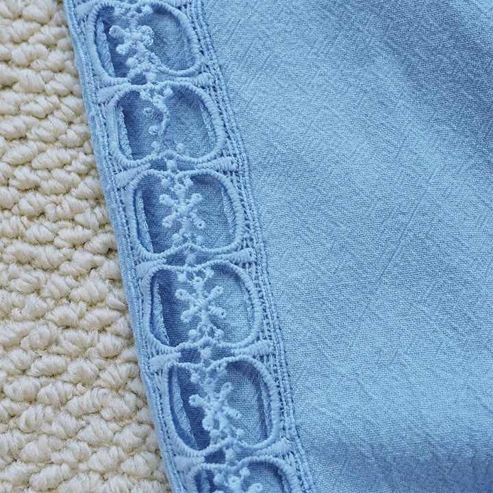 Buddha Stones Sommer-Damenhose aus Baumwolle und Leinen mit einfarbigem Spleißdesign und Taschen - image 33