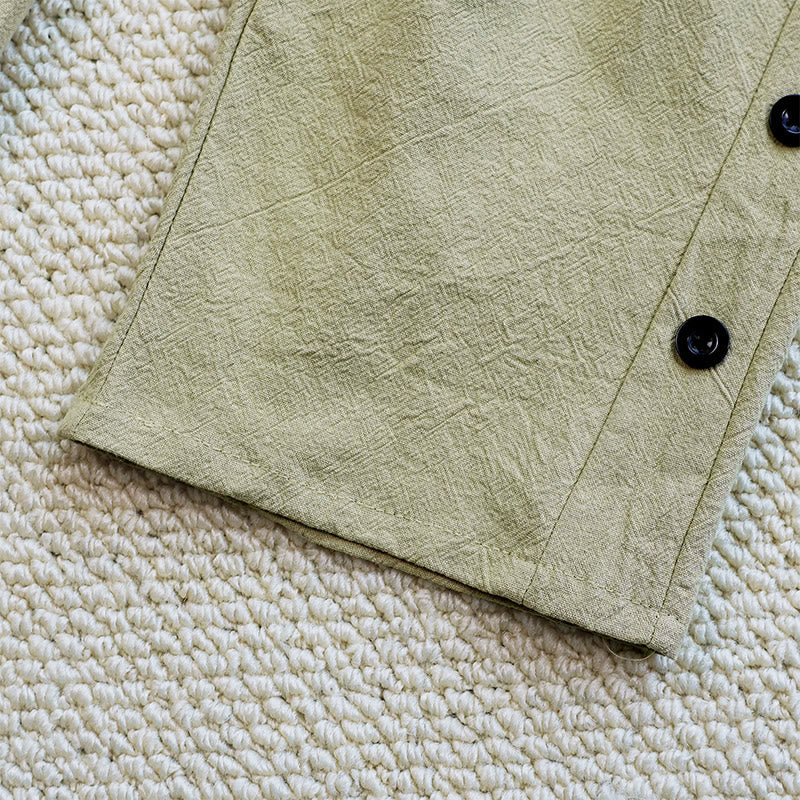 Buddha Stones Sommer-Hose aus schlichtem Patchwork-Design mit Kordelzug aus Baumwolle und Leinen für Damen mit Taschen - image 30