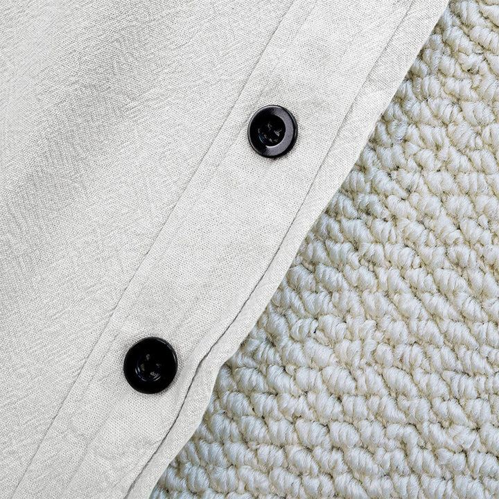 Buddha Stones Sommer-Hose aus schlichtem Patchwork-Design mit Kordelzug aus Baumwolle und Leinen für Damen mit Taschen - image 7