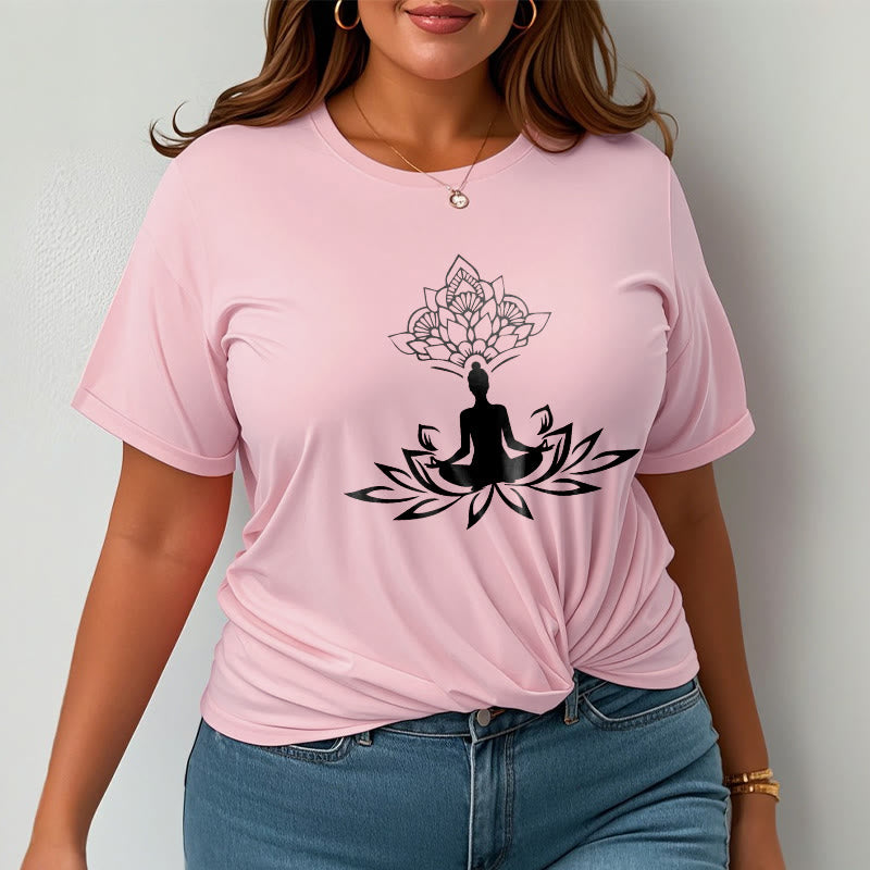Buddha Stones ​​Lotus Blume Meditation Buddha T T-shirt - image 14