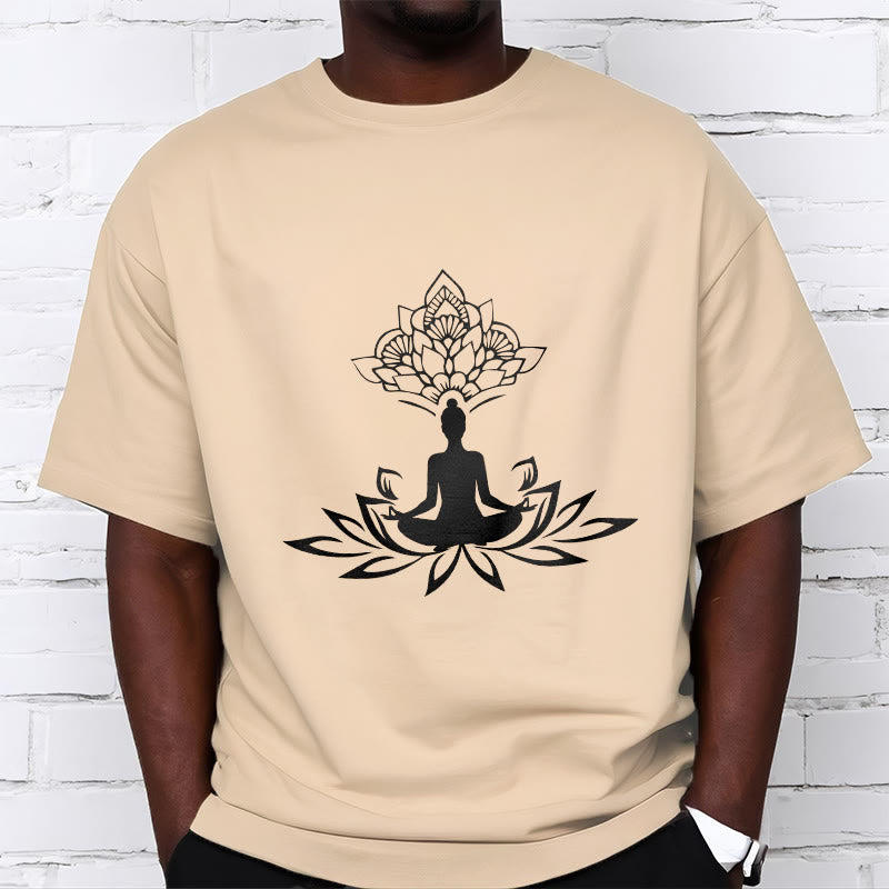Buddha Stones ​​Lotus Blume Meditation Buddha T T-shirt - image 9