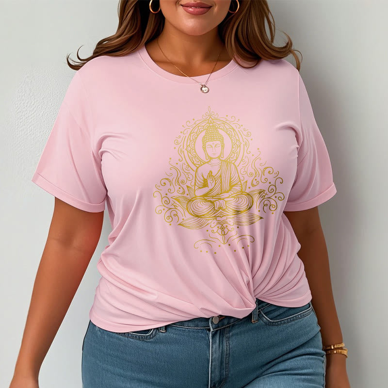 Buddha Stones ​​Lotus Blume Reben Meditation Buddha T T-shirt - image 13