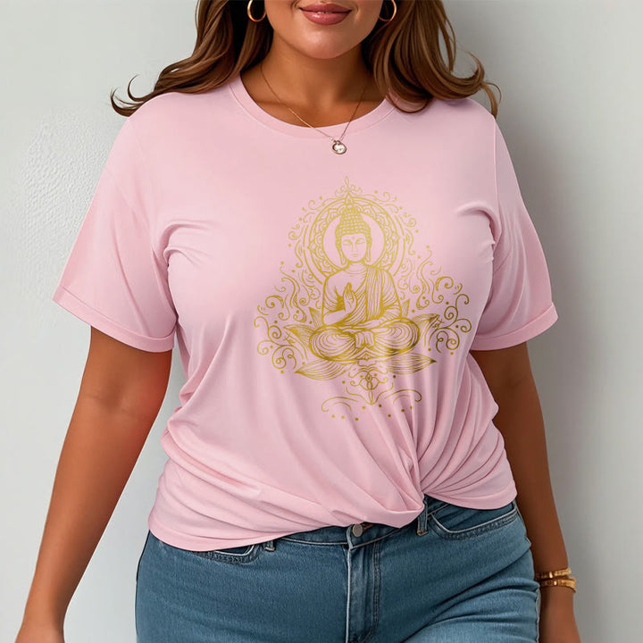 Buddha Stones ​​Lotus Blume Reben Meditation Buddha T T-shirt - image 13