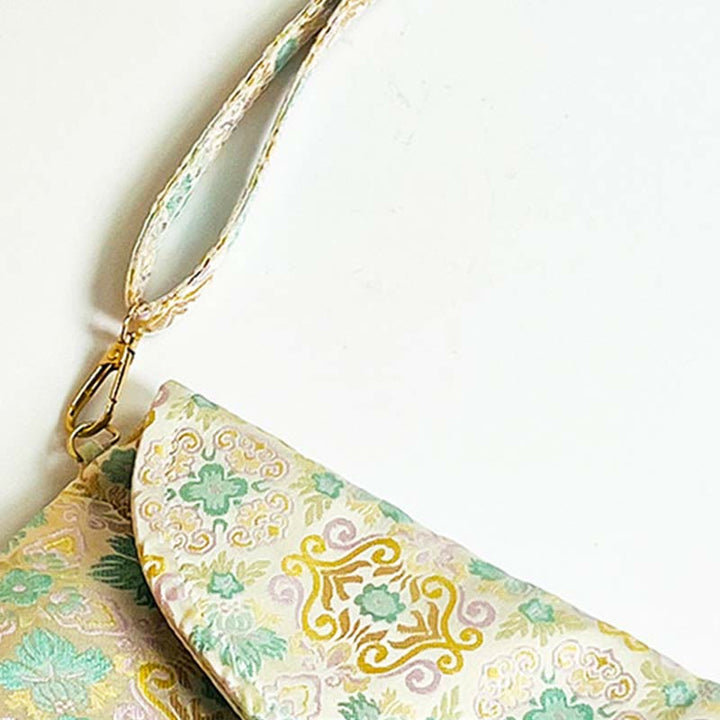 Buddha Stones Retro Blumen Muster Polyester Baumwolle Stickerei Umhängetasche Hangbags