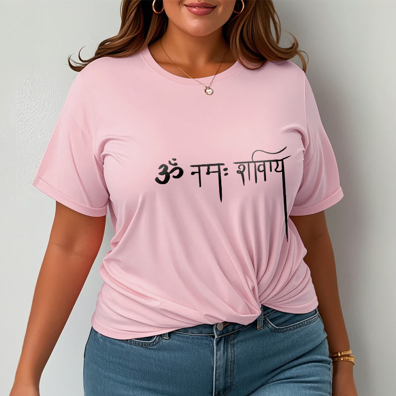 Buddha Stones Sanskrit Namah Shivaya T-Shirt - image 13