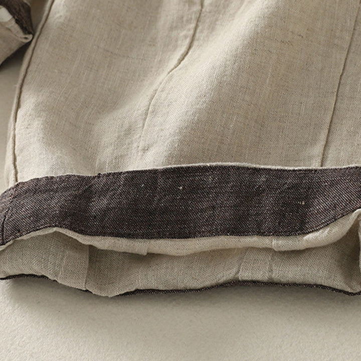 Buddha Stones Sommer-Freizeithose, einfarbig, mit Kordelzug und Taschen für Damen - image 8