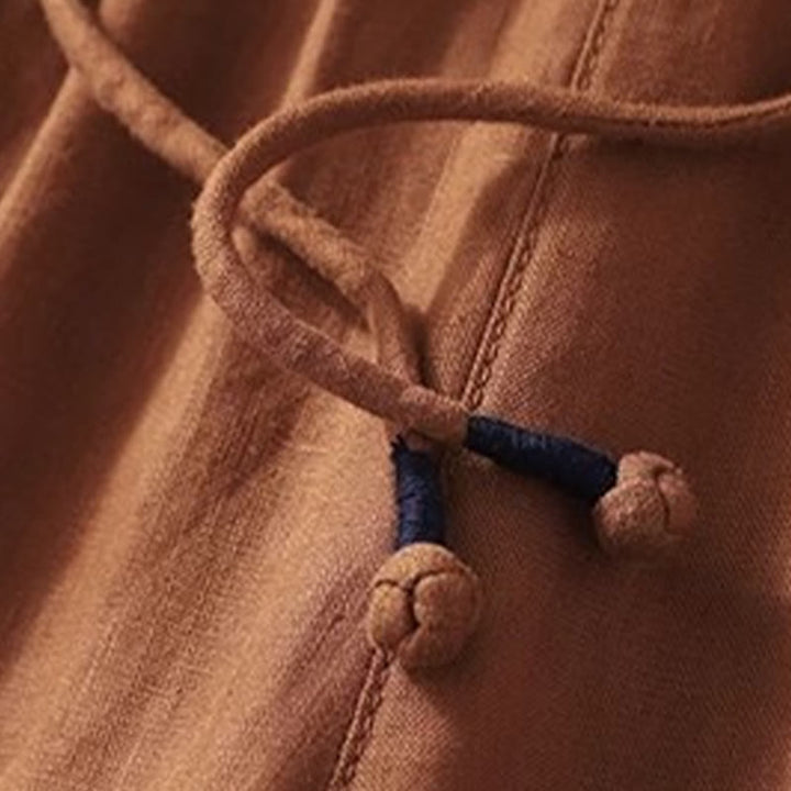 Buddha Stones – Vielseitige Haremshose mit kontrastierendem Farbdesign und Kordelzug in der Länge 7–8 für Damen mit Taschen - image 21