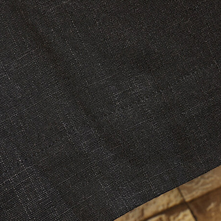 Buddha Stones Sommer Chinesischer Froschknopf Herren Einfarbig Knopf Kurzarm Baumwollleinenhemd - image 7