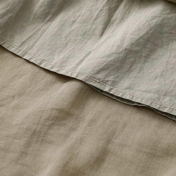 Buddha Stones Sommer-Baumwollrock für Damen mit Rüschendesign - image 8