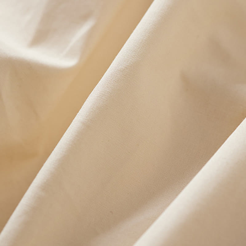 Buddha Stones Sommer Lässiger Damen-Baumwollrock mit unregelmäßigem Design und Taschen - image 6