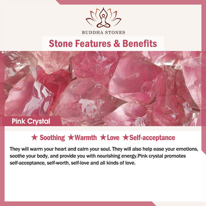 Buddha Stones, klein, verschiedene Steine, rosa Kristall, Citrin, Amethyst, neunschwänziger Fuchs, Wärme, Heimdekoration
