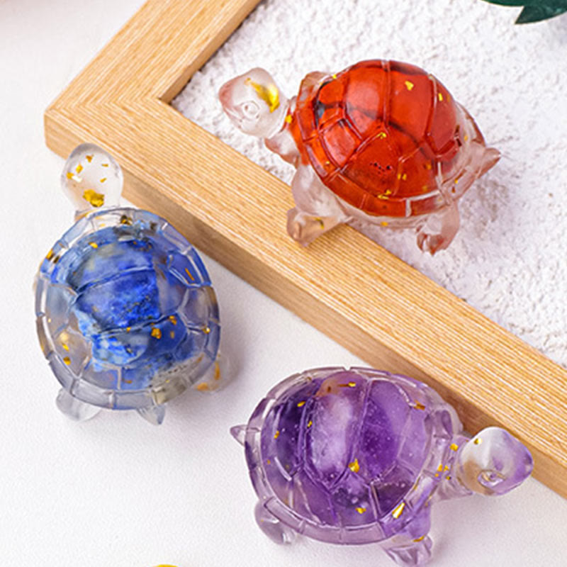 Buddha Stones, verschiedene Steine, Citrin, Aventurin, Amethyst, Mini-Schildkröte, Wohlstand, Heimdekoration - image 28