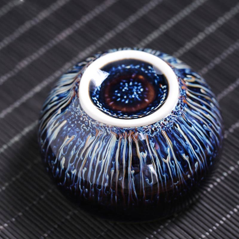 Buddha Stones, handgefertigt, chinesischer Jianzhan, Koi-Fisch, Lotus, Drache, Phönix, 12 chinesische Sternzeichen, Keramik-Teetasse, Kung-Fu-Teetasse, 70 ml
