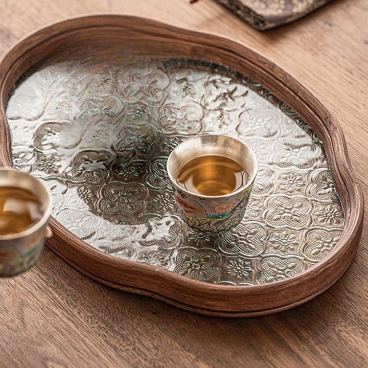 Buddha Stones, Fisch, Lotus, Algen, Teetasse, Kung-Fu-Teetasse, 45 ml, mit Geschenkbox