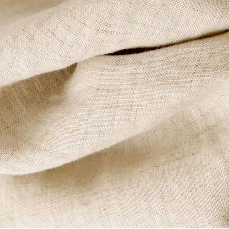 Buddha Stones Sommer-Haremshose aus Baumwolle und Leinen mit seitlichen Knöpfen und Taschen - image 7