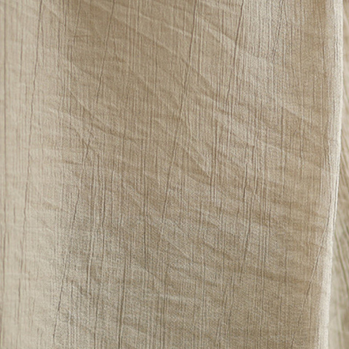 Buddha Stones Lässige, schlichte Weste mit Stehkragen aus Baumwolle und Leinen für Damen - image 17