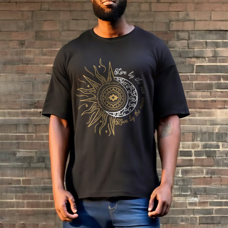 Buddha Stones ​​Leben Durch Die Sonne Liebe Durch Die Mond T T-shirt - image 2