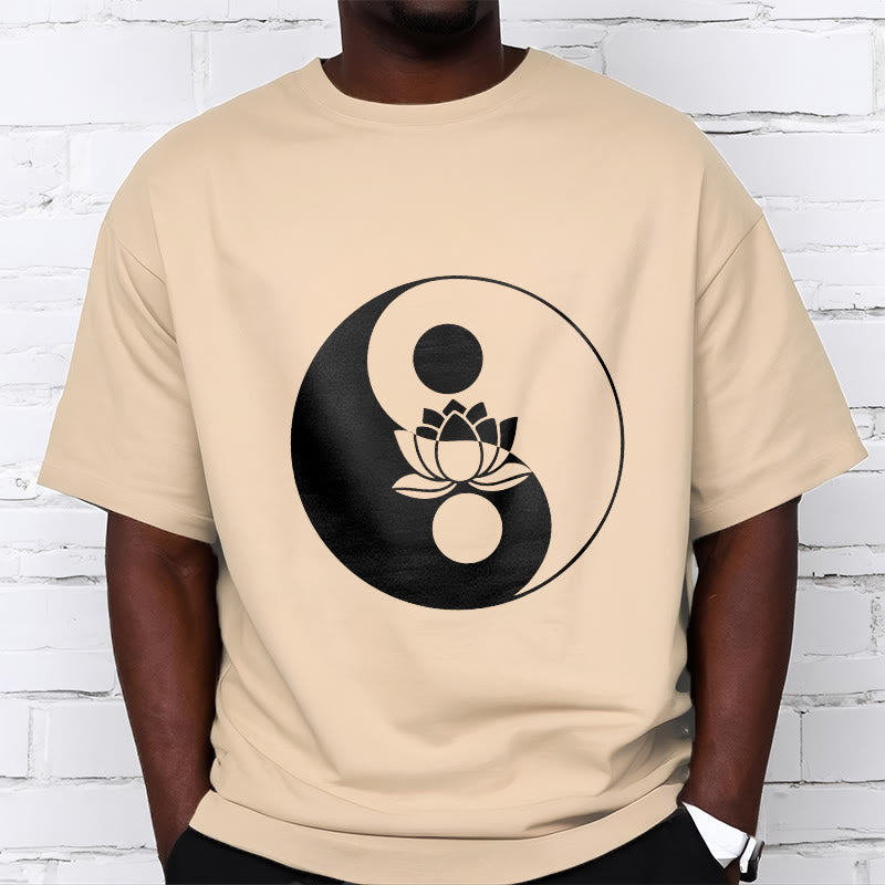 Buddha Stones ​​Yin Yang Lotus Blume T T-shirt - image 9