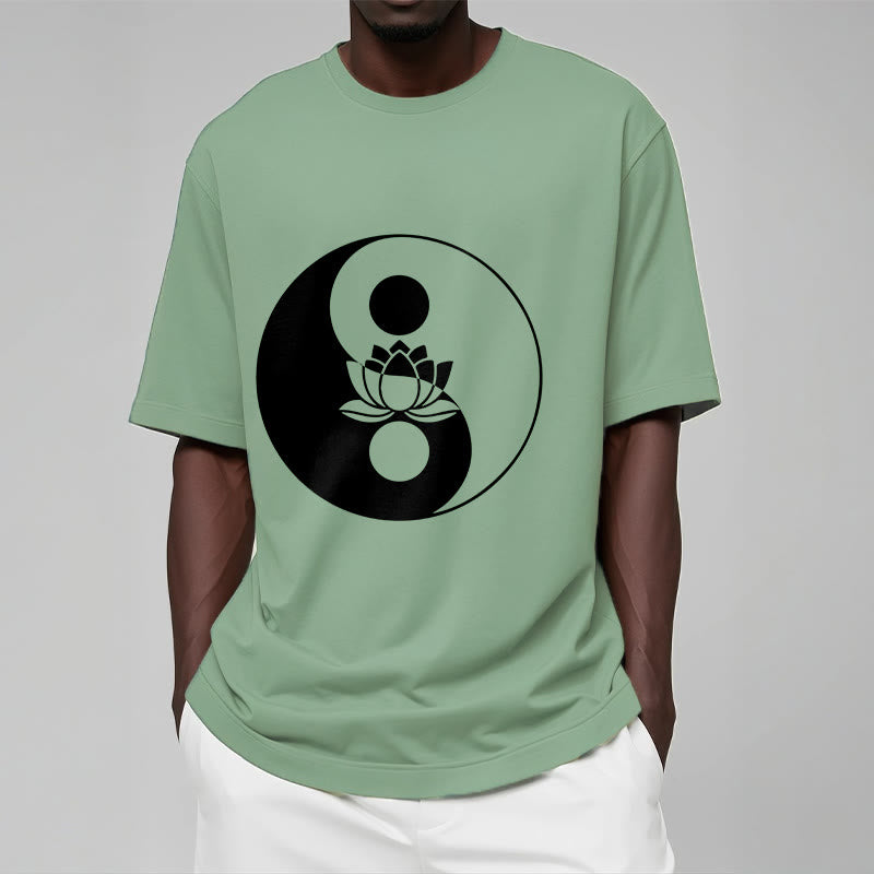 Buddha Stones ​​Yin Yang Lotus Blume T T-shirt - image 15