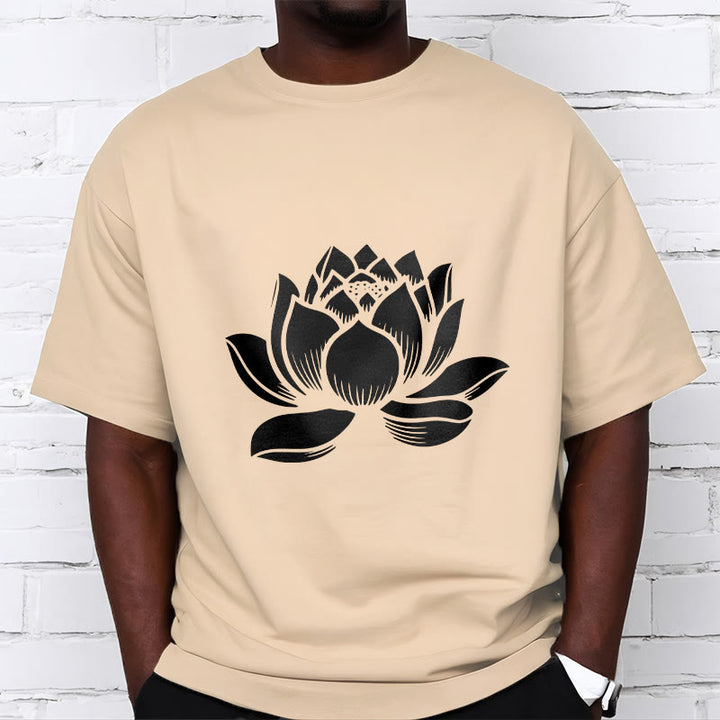 Buddha Stones ​​Lotus Blume Design T T-shirt - image 12