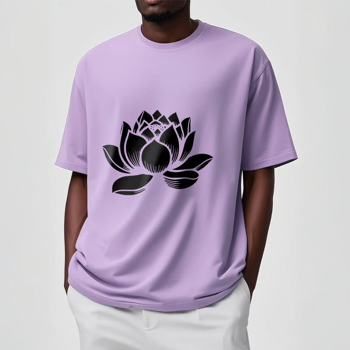 Buddha Stones ​​Lotus Blume Design T T-shirt - image 17