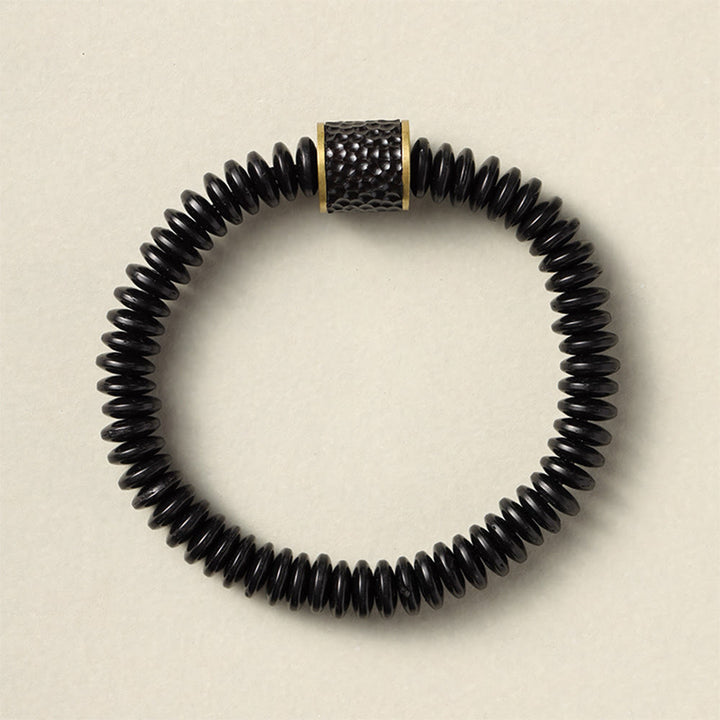 Buddha Stones Tibetische Kokosnussschale Glücksverheißende Wolken Positives Armband