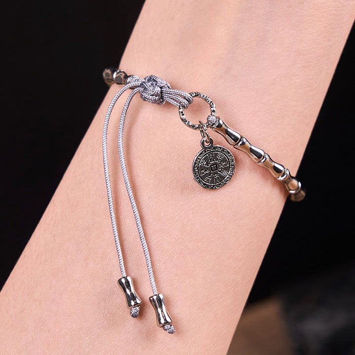 Buddha Stones Fünf Kaiser-Münzen Berggeister Geld ausgeben Armband