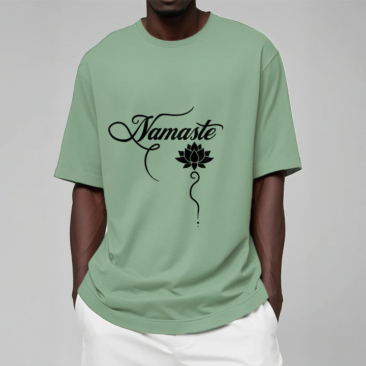 Buddha Stones ​​HALLO Hindi Lotus T T-shirt - image 16