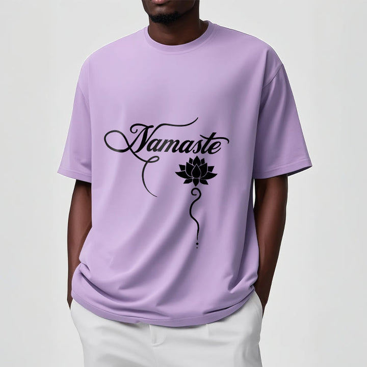 Buddha Stones ​​HALLO Hindi Lotus T T-shirt - image 17