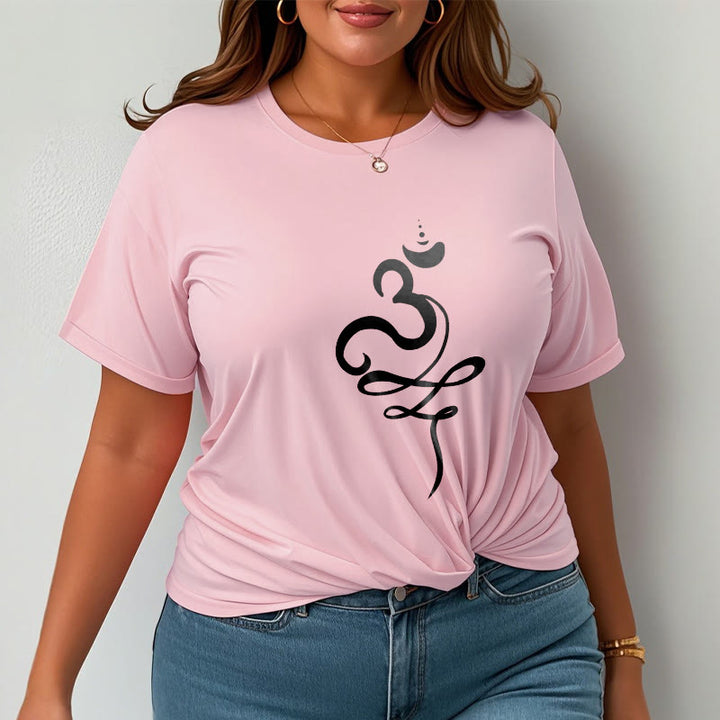 Buddha Stones OM Sanskrit T-Shirt - image 13