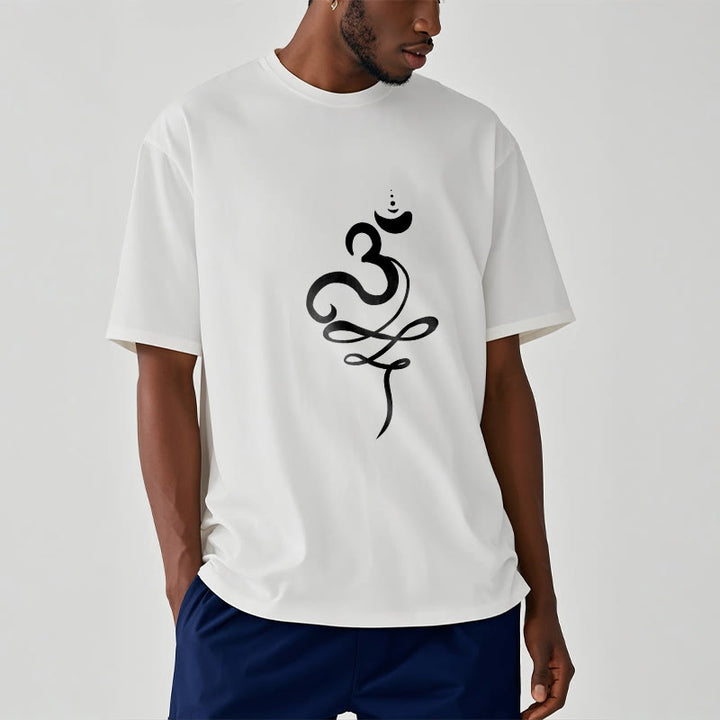 Buddha Stones OM Sanskrit T-Shirt - image 8