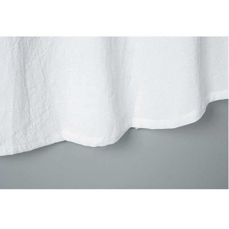 Buddha Stones Daily Printing Einfarbiges, einreihiges Herren-Kurzarmhemd aus Baumwollleinen mit Taschen - image 6