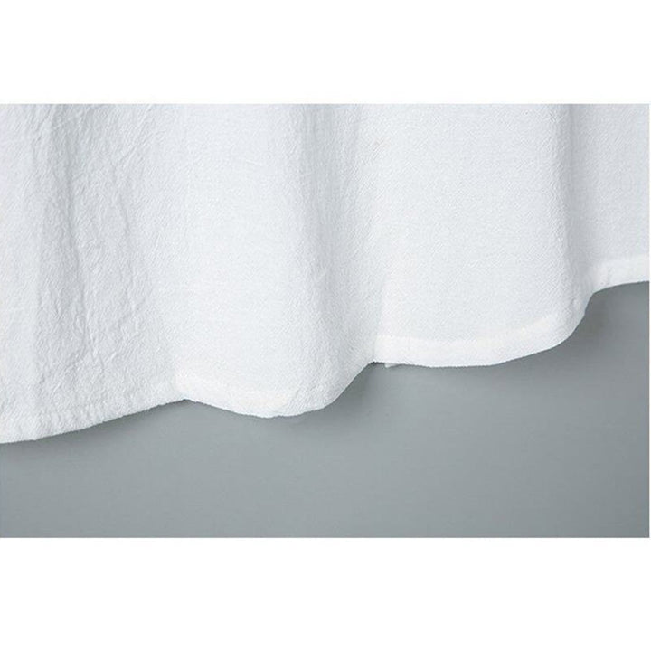 Buddha Stones Daily Printing Einfarbiges, einreihiges Herren-Kurzarmhemd aus Baumwollleinen mit Taschen - image 6