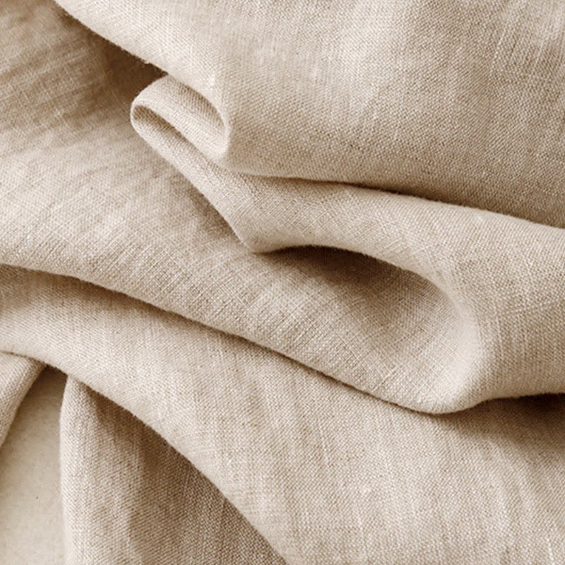 Buddha Stones Sommer-Haremshose aus Baumwolle und Leinen, einfarbig, lässig, Länge 7–8, Knöpfe, mit Taschen - image 19