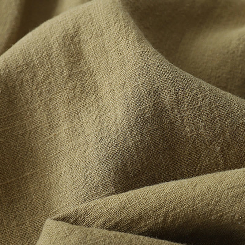 Buddha Stones Lässige, schlichte, lockere Damenhose aus Polyester mit weitem Bein und Taschen in der Länge 7–8 - image 14