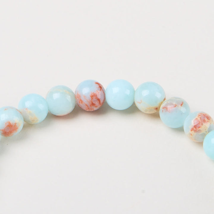 Buddha Stones Shoushan-Stein Kupfermünze Geld aus allen Richtungen Reichtum Armband